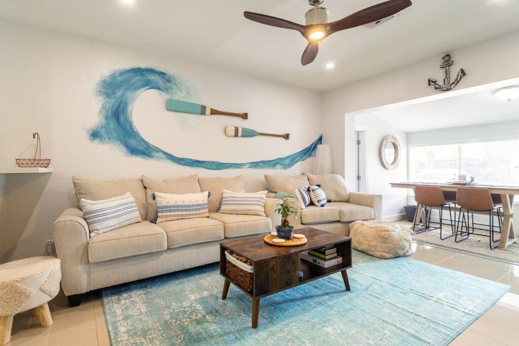 Central Nautical Themed 4 Bed 2 Bath Home Fort Lauderdale Exterior photo