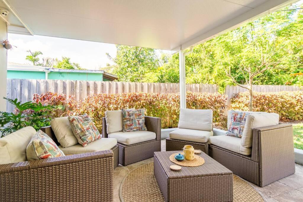 Central Nautical Themed 4 Bed 2 Bath Home Fort Lauderdale Exterior photo